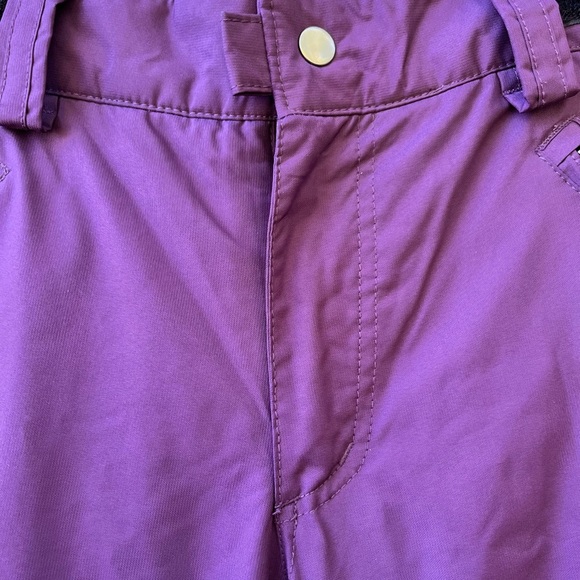 Girls Turbine Boardwear Purple Snowboard Ski Snow Pants Size XL Extra Large EUC - Picture 5 of 12